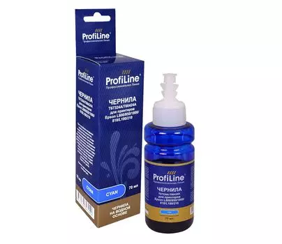 Чернила ProfiLine PL-T67324A/T66424A, 70 мл, голубой, совместимые, водные для Epson L100/ L101/ L110/ L130/ L200/ L201/ L210/ L211/ L220/ L300/ L301/ L303/ L310/ L313/ L350/ L351/ L353/ L355/ L358/ L360/ L363/ L365/ L380/ L385/ L455/ L485/ L550/ L551/ L555/ L558/ L565/ L605/ L655/ L800/ L801/ L805/ L810/ L850/ L1300/ L1455/ L1800/ M105/ M200/ M201/ WP-M4011/ K105/ K100/ Expression ET-2550/ ET-2500/ ET-3600/ WorkForce ET-4500/ ET-4550/ ET-16500 (PL_INK_T6732_C_70ml)