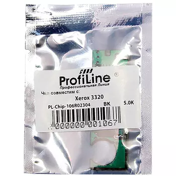 Чип Profiline 106R02304 для Xerox Phaser 3320 (106R02304), черный, 5000 страниц