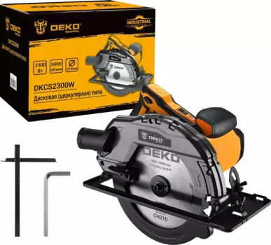 Циркулярная пила (по камню) Deko DKCS2300W, 2.3 кВт, 5000 об/мин, диаметр диска 21 см (084-1050)