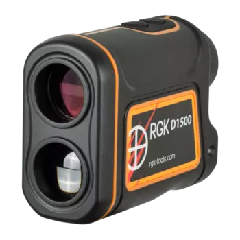 Дальномер оптический, от 5м, до 1500м, точность до 1000мм, батарейки, RGK D1500 (4610011870637)