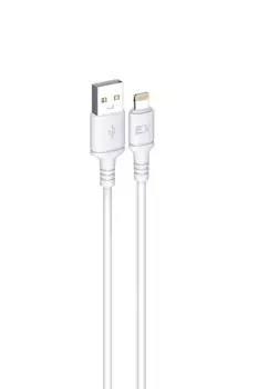 Дата-кабель USB 2.0(Am)-Lightning 8-pin(m), 3А, 2 м, белый, Exployd EX-K-1503 (EX-K-1503)