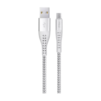Дата-кабель USB-Micro USB, 2А, 10 Вт, 1.5 м, серый, TTEC ExtremeCable (2DKX03MG)
