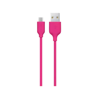 Дата-кабель USB-Micro USB, 2А, 1.2 м, розовый, TTEC (2DK7530P)