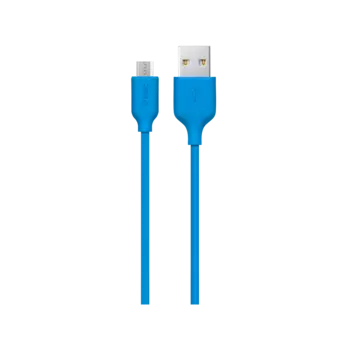 Дата-кабель USB-Micro USB, 2А, 1.2 м, синий, TTEC (2DK7530M)