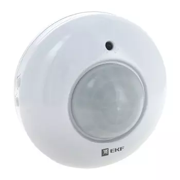Датчик движения EKF MS-20B, потолоч., 1200Вт, 360град., до 6м, IP33, белый (dd-ms-20B)