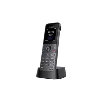 DECT-трубка Yealink W74H для W70B/W71P/W73P/W74P/W76P/W79P/W75/W80/W90, экран 1.8", виброоповещение, FNR, BT, 3.5 mm, черный (W74H)