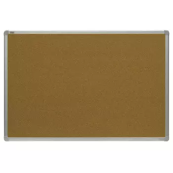 Демонстрационная доска 2X3 OFFICE пробковая, 120x180см, пробка (коричневый)/алюминий (серый) (TCA1218)