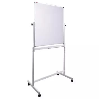 Демонстрационная доска Brauberg Stand-up магнитно-маркерная, 60x90см, лак (белый)/алюминий (белый), на стенде (238139)