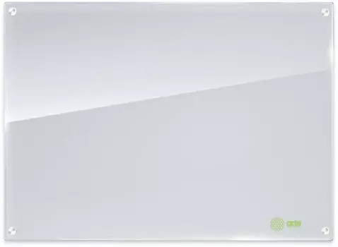 Демонстрационная доска Cactus CS-GBD-65X100-WT-TM стеклянная, 60x100см, стекло (белый)/(серебристый) (CS-GBD-65X100-WT-TM)