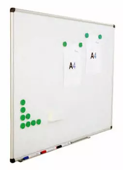 Демонстрационная доска Rocada 6502 магнитно-маркерная, 60x90см, эмаль (белый)/алюминий (серый)