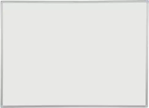 Демонстрационная доска Silwerhof магнитно-маркерная, 90x120см, лак (белый)/алюминий (серый)