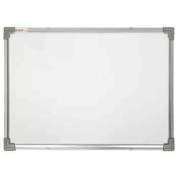 Демонстрационная доска STAFF Eco магнитно-маркерная, 45x60см, лак (белый)/алюминий (серый) (238136)