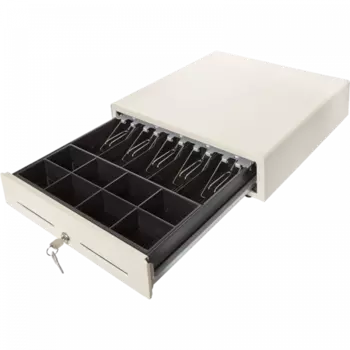 Денежный ящик PayTor MK-410S, металл, бежевый, электромеханический, ячеек купюры/монеты: 5 шт./8 шт., распиновка: АТОЛ (MK-410-5111-13W1-1)