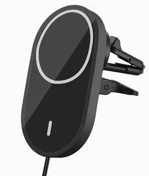 Держатель автомобильный CarWC02, магнитный для смартфонов зажим в воздуховод, черный