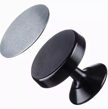 Держатель автомобильный CH-G-04, магнитный для смартфонов клеящаяся платформа на панель, черный