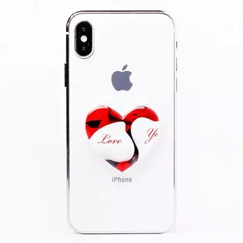 Держатель для телефона Popsockets PS29, с зеркалом, принт 006 (113652)