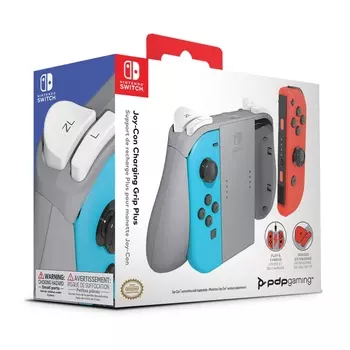 Держатель подзаряжающий NINTENDO Switch Pro Joy-Con для Nintendo Switch, серый (0708056067168)