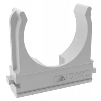 Держатель с защелкой 50мм, пластик, серый, DKC Express (51050)
