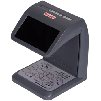 Детектор банкнот просмотровый DoCash mini IR, рубли, ИК/УФ, серый (10906)