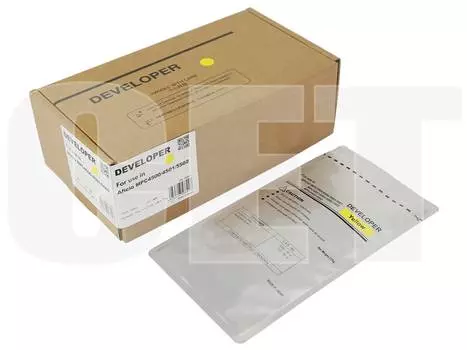 Девелопер CET для Aficio MPC5502, Aficio MPC5501, Aficio MPC4502, Aficio MPC4501, Aficio MPC4500, Aficio MPC3502, Aficio MPC3501, Aficio MPC3500, Aficio MPC3002, Aficio MPC3001, B230-9680, D089-9680, D144-9680, 160000 страниц, желтый, пакет, 225 г (CET8892Y)