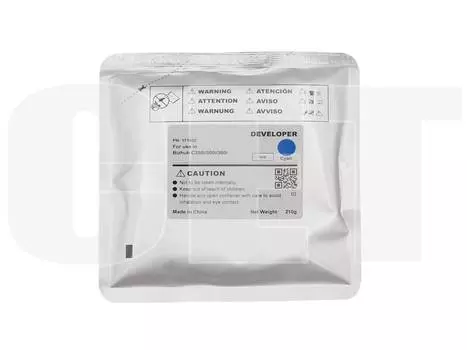 Девелопер CET для Bizhub C250i/300i/360i, 1000000 страниц, голубой, пакет, 210 г (CET171030)