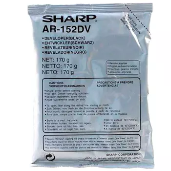 Девелопер Sharp AR152LD/AR152DV, оригинал, 25000 страниц, черный, для Sharp AR 5012/121/151/156