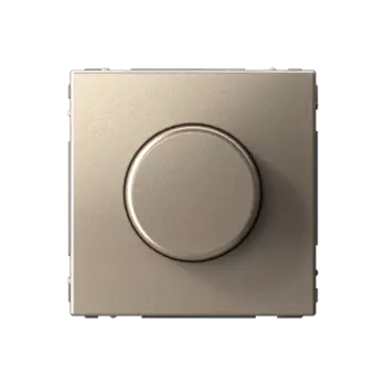Диммер Systeme Electric ArtGallery, 1кл., скрытый монтаж, механизм с накладкой без рамки, шампань (GAL000523)
