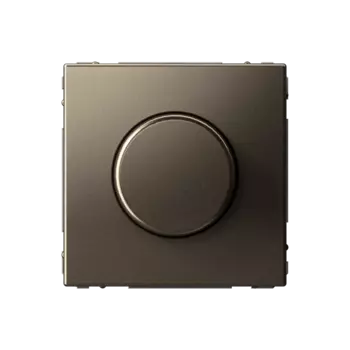 Диммер Systeme Electric ArtGallery, 1кл., скрытый монтаж, механизм с накладкой без рамки, мокко (GAL000623)