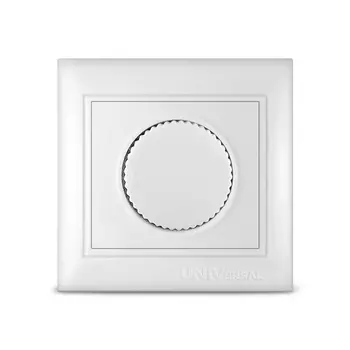 Диммер UNIVersal Севиль С0101, 1кл., скрытый монтаж, в сборе, белый (С0101)