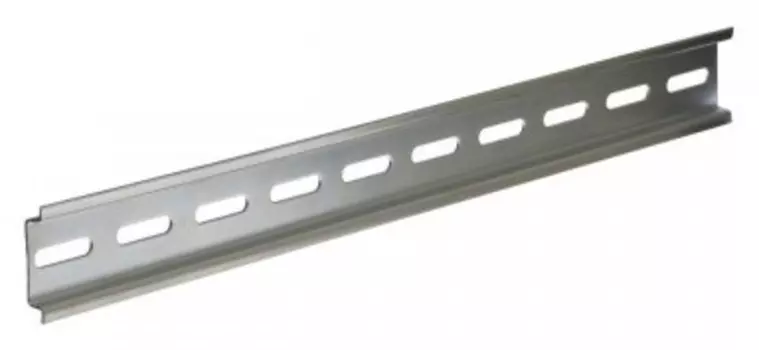DIN-рейка Chint, 35см перфорированная, оцинкованная сталь (570003)