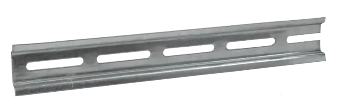 DIN-рейка IEK, 45см перфорированная, оцинкованная сталь (YDN10-0045)