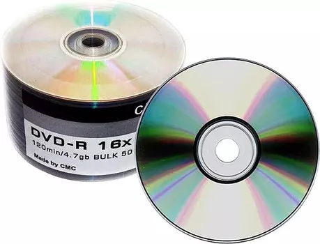 Диск CMC DVD-R, 4.7Gb, 16x, Bulk, 50 шт (CMCDVDRB50)