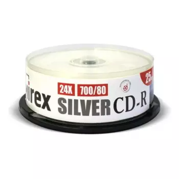 Диск Mirex CD-R, 700Mb, 24x, Cake Box, 25 шт