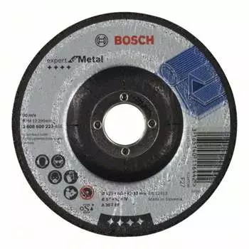 Диск шлифовальный BOSCH ⌀125мм x 6 мм x22.2мм, 1шт., по металлу (2608600223)
