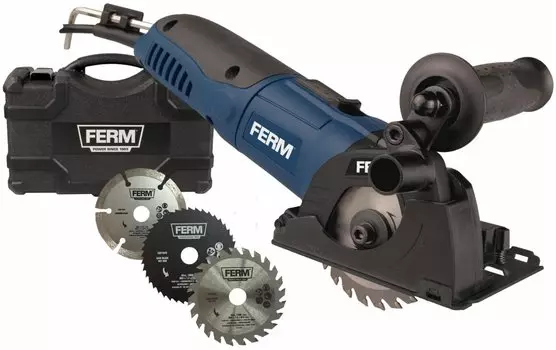 Дисковая пила Ferm CSM1043, 500Вт, 6500 об/мин, диаметр диска 85мм