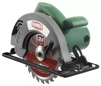 Дисковая пила Hammer Flex CRP1500/185, 1800Вт, 6000 об/мин, диаметр диска 210мм