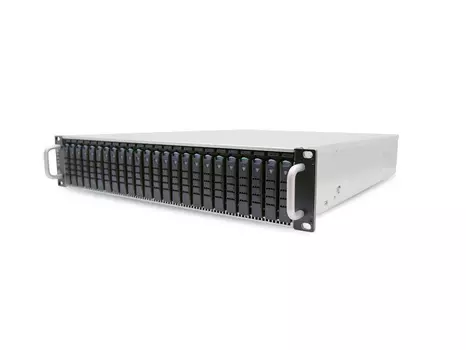 Дисковая полка (DAS) AIC J2024-06-35X, 24x2.5" SATA/SAS HS, 2хSAS 12Gb/s, 2x550 Вт, 2 U (XJ1-20246-02)