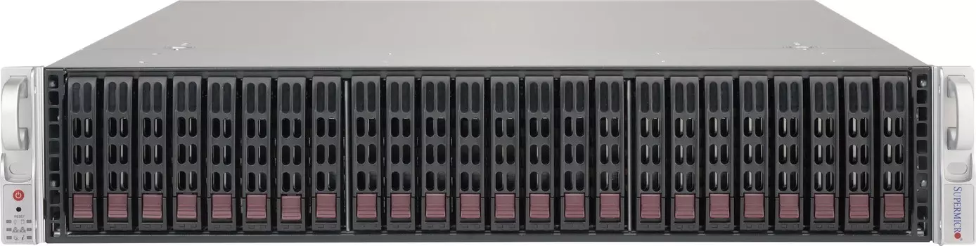 Дисковая полка (DAS) SuperMicro SuperChassis 216BE1C-R609JBOD, 24x2.5" SATA/SAS HS, 4хSAS 12Gb/s, 2x650W, 2U (CSE-216BE1C-R609JBOD)