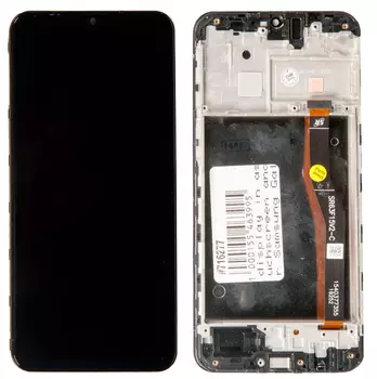 Дисплей, матрица и тачскрин для Samsung Galaxy M20 (SM-M205F) черный оригинал (M205F) (716277)