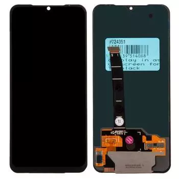 Дисплей в сборе с тачскрином для Xiaomi Mi 9, черный OLED (724351)