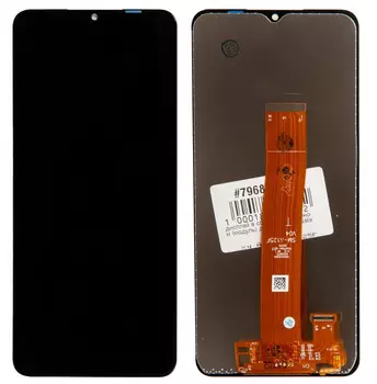 Дисплей в сборе с тачскрином (модуль) для Samsung Galaxy A12 SM-A125F черный (A125F) (796818)