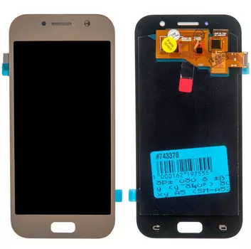 Дисплей в сборе с тачскрином (модуль) для Samsung Galaxy A5 (SM-A520F) золотой (2017) OLED (A520F) (743370)