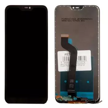 Дисплей в сборе с тачскрином Xiaomi для Xiaomi Redmi 6 Pro/ Mi A2 Lite, черный, оригинал (834373)