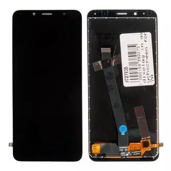 Дисплей в сборе с тачскрином Xiaomi для Xiaomi Redmi 7A, черный, оригинал (727935)