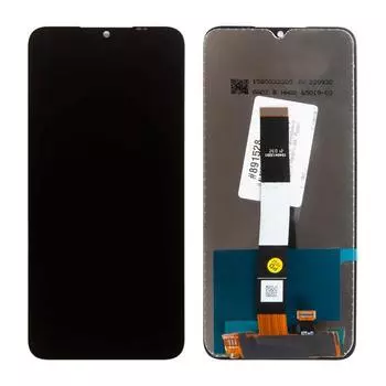 Дисплей в сборе с тачскрином Xiaomi для Xiaomi Redmi 9A, Redmi 9C, черный, неоригинальный (891528)
