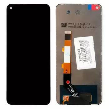 Дисплей в сборе с тачскрином Xiaomi для Xiaomi Redmi Note 9T, черный, оригинал (894373)