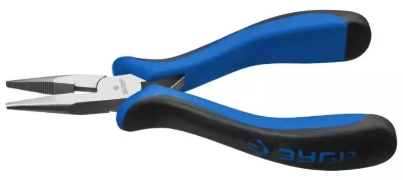 Тонкогубцы 120 мм, сталь, режущие кромки, двухкомпонентные рукоятки, ЗУБР Профессионал (22170-3_z01)