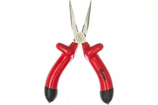 Длинногубцы 160 мм, сталь, диэлектрические, КВТ Эксперт (70355)