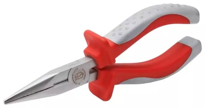 Круглогубцы 160 мм, CrV, диэлектрические, многокомпонентные рукоятки, до 1000В, КВТ Стандарт (60475)