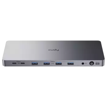 Док-станция Cudy CS700, 51202880 (5K), USB 3.2 Type-C(m), серый (CS700)